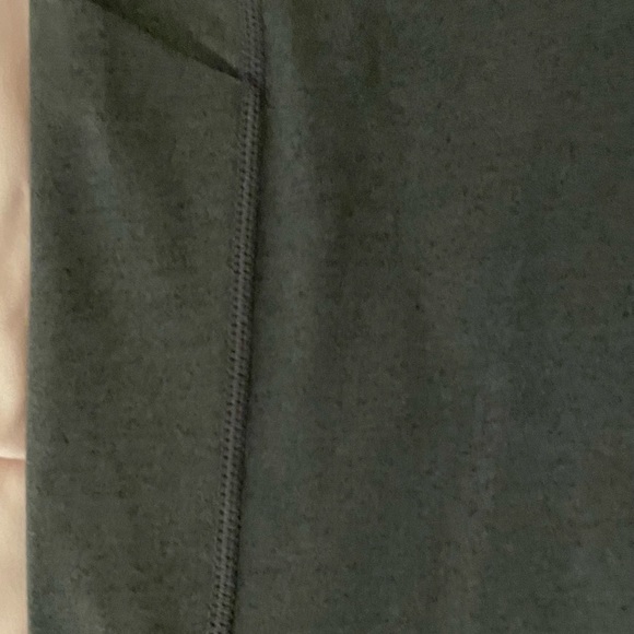 Sports Wear gray high waist full length two side pockets leggings S athletic - Picture 10 of 12